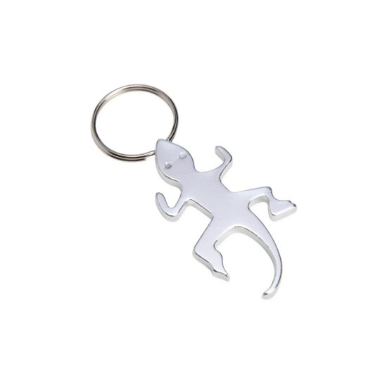 Chaveiro Metal Abridor com Formato de Lagarto Personalizado