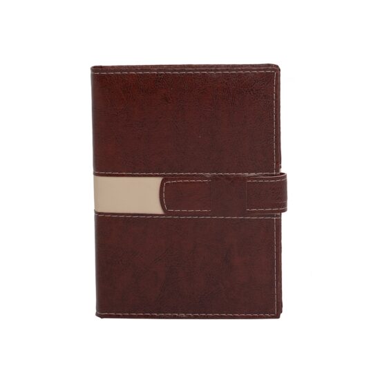 Agenda Diária 2026 com Fecho e Suporte pra Caneta Personalizado