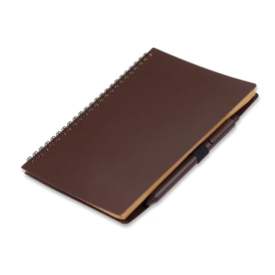 Caderno Ecológico com Caneta Personalizado