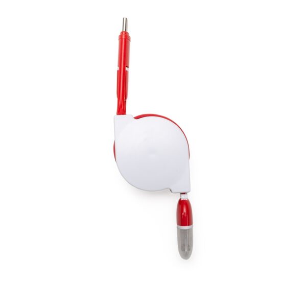 Cabo-de-Dados-Retratil-3-em-1-VERMELHO-9012-1547150620 Cabo de Dados Retrátil 3 em 1 Personalizado