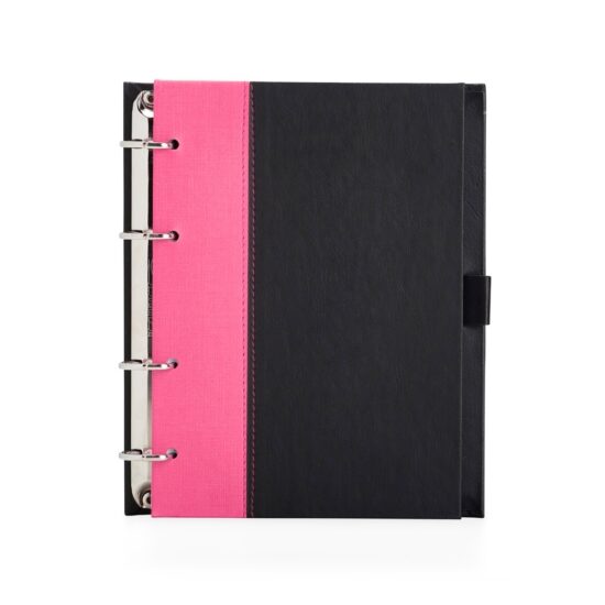 Caderno-Fichario-de-Couro-Sintetico-ROSA-18150-1706008322 Caderno Fichário de Couro Sintético Personalizado