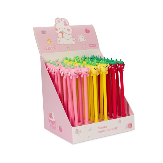 Caneta-Plastica-Gel-Frutas-23649d1-1751459990 Caneta Plástica Gel Frutas Personalizada