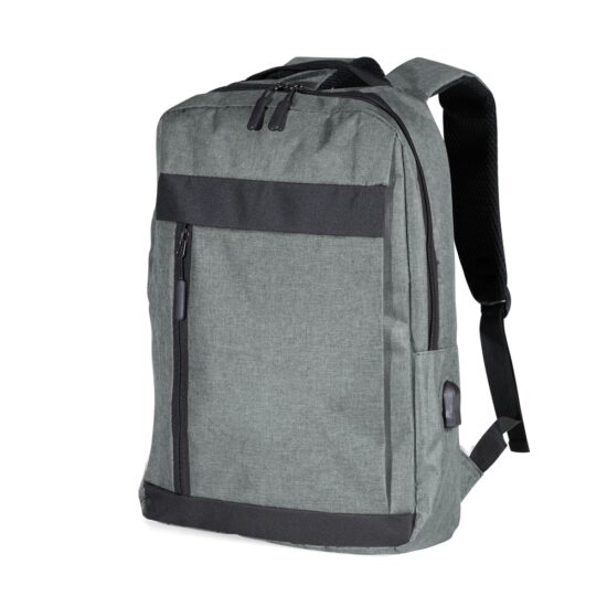 Mochila-de-Nylon-USB-21L-CINZA-14240-1651867717 Mochila de Nylon USB 19L Personalizada