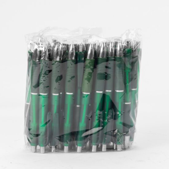 Pacote com Caneta Plástica Personalizado