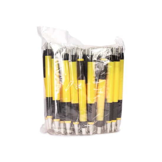 Pacote com Caneta Plástica Personalizado