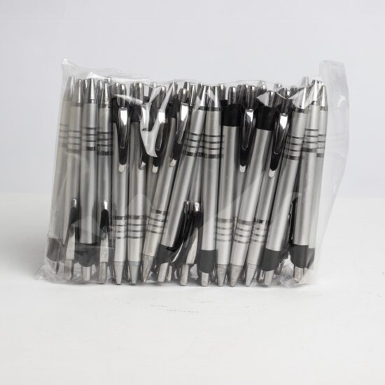 Pacote com Canetas Plásticas Personalizado