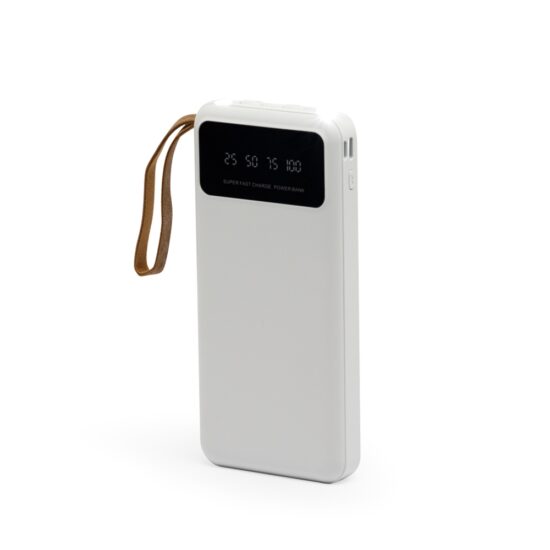 Power Bank 10.000mAh com Lanterna e Multissaídas Personalizado