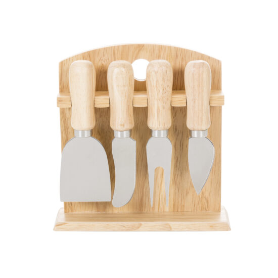 4236-Kit-Queijo-4-Pecas-com-Suporte-1812 Kit Queijo 5 Peças Personalizado