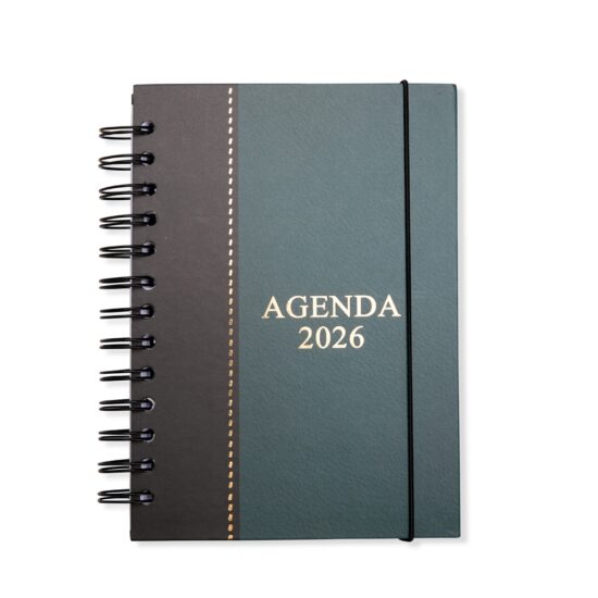 Agenda Diária 2026 Wire-O Personalizada