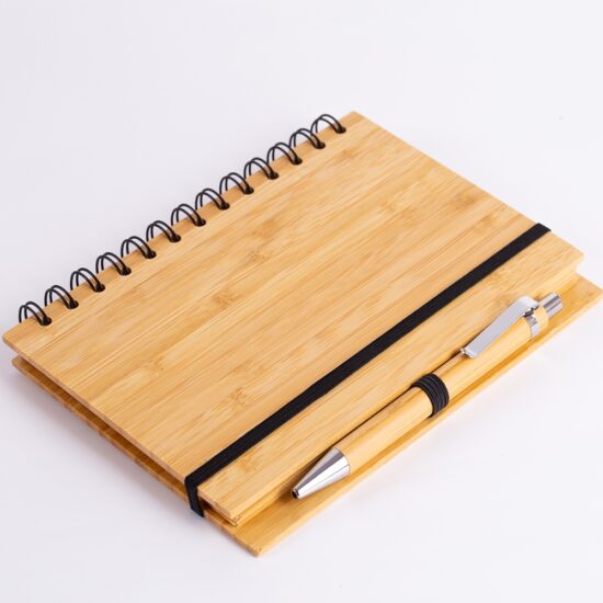 Caderno Ecológico com Caneta Personalizado