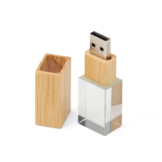 Pen Drive Cristal Bambu 4GB/8GB/16GB Personalizado