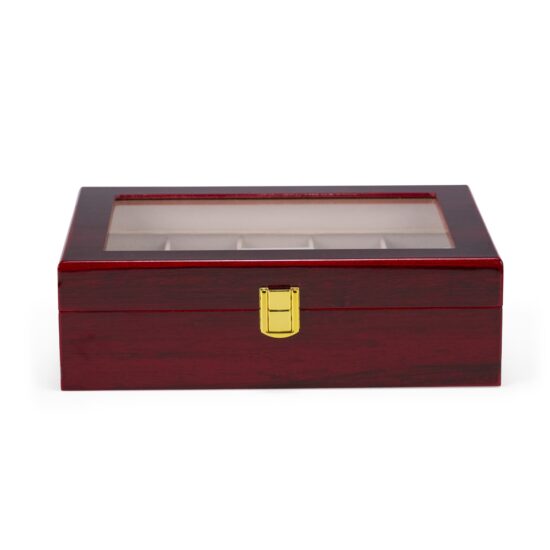 Porta-Relógios com 10 Divisórias Personalizado