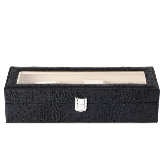 Porta-Relógios com 6 Divisórias Personalizado