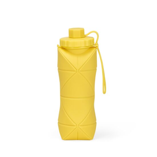 Garrafa Dobrável Silicone 600ml Personalizada