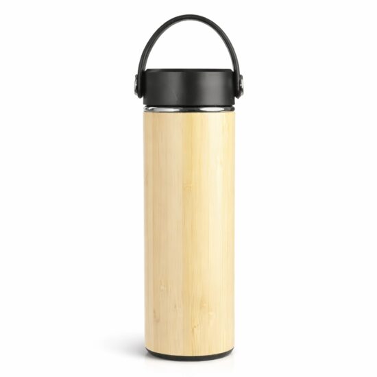 Garrafa Térmica Bambu 400ml Personalizada
